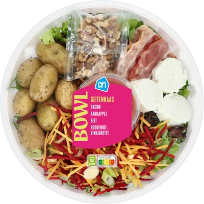AH Saladbowl geitenkaas bacon