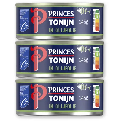 Princes Tonijnstukken in olijfolie 3-pack