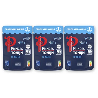 Princes Tonijn in water 3-pack