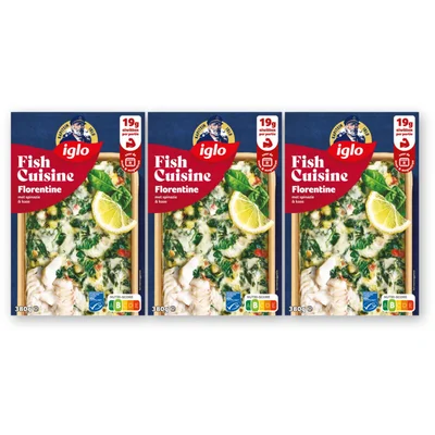 Iglo Fishcuisine Florentine 3-pack