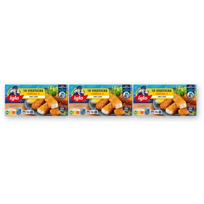 Iglo Vissticks omega-3 3-pack