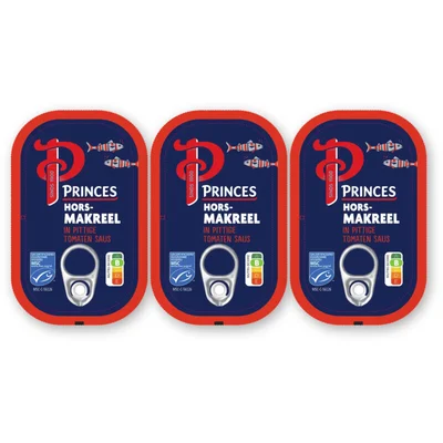 Princes Horsmakreel in tomatensaus 3-pack