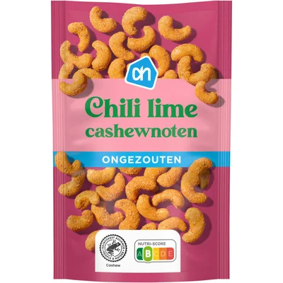 AH Chili lime cashewnoten ongezouten