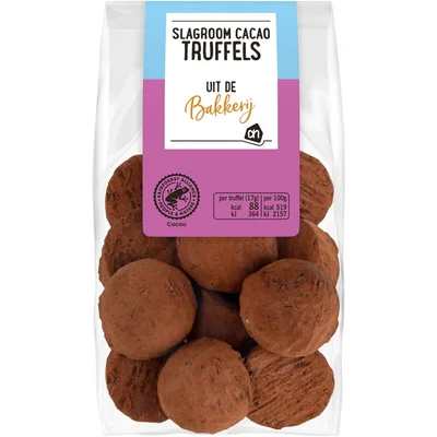 AH Slagroom cacao truffels