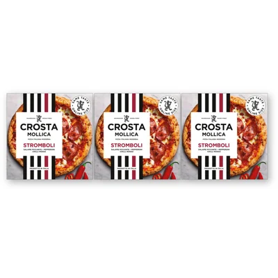 Crosta & Mollica Pizza stromboli 3-pack