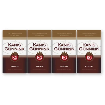 Kanis & Gunnink Regular filterkoffie 4-pack