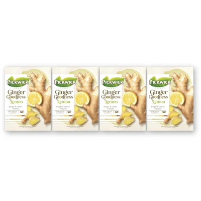 Pickwick Ginger goodness lemon kruidenthee 4-pack