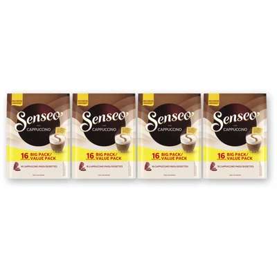 Senseo Cappuccino koffiepads voordeelpak 4-pack