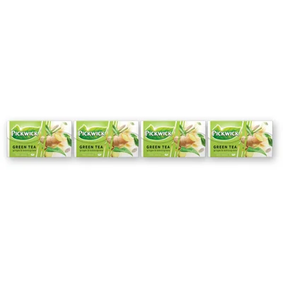 Pickwick Ginger & lemongrass groene thee 4-pack