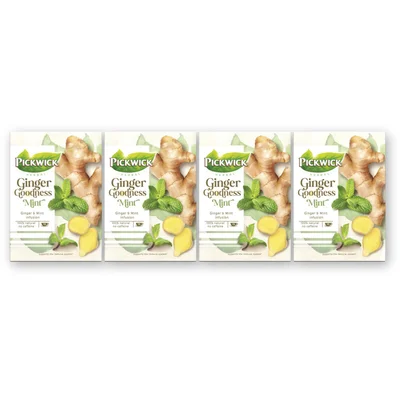 Pickwick Ginger goodness mint kruidenthee 4-pack