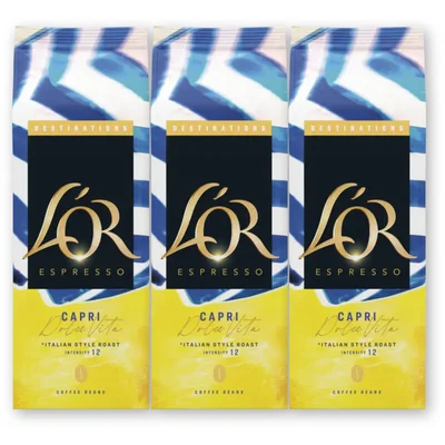 L'OR Espresso Capri dolce vita koffieboon 3pk