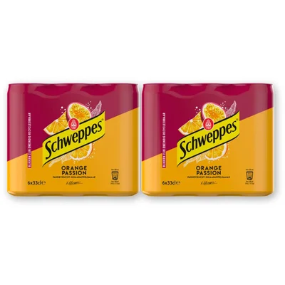 Schweppes Orange passion 6-pack 2-pack