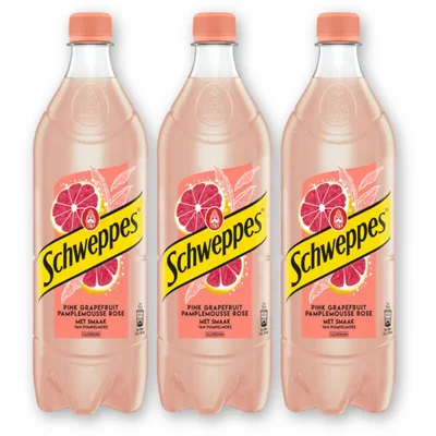 Schweppes Pink grapefruit 3-pack