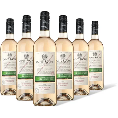 Saint roche Rosé organic wine 6 flessen