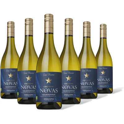 Novas Chardonnay reserva organic 6 flessen