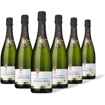 Arthur Metz  Cremant d'alsace 6 flessen