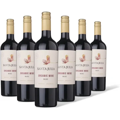 Santa Julia Malbec organic wiine 6 flessen