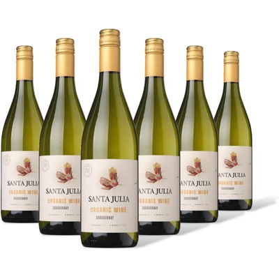 Santa Julia Chardonnay organic wine 6 flessen