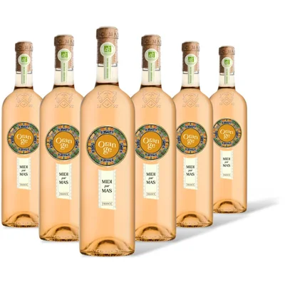 Midi par Mas Vin orange organic wine 6 flessen