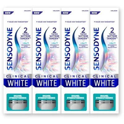 Sensodyne Clinical white enamel strengthening 4-pk