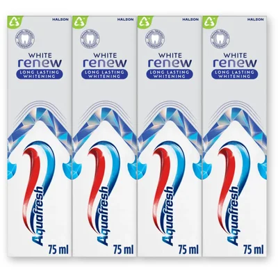 Aquafresh White renew 4-pack