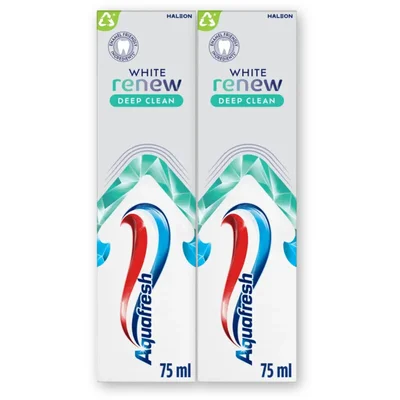 Aquafresh White reverse deep clean 2-pack