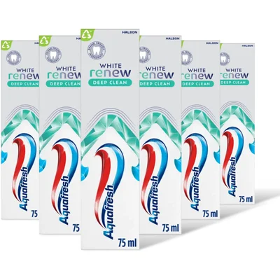 Aquafresh White reverse deep clean 6-pack