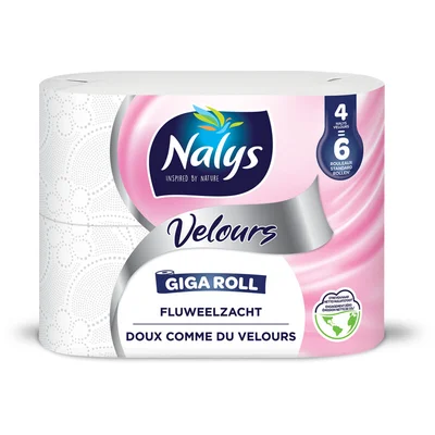 Nalys Velours giga roll toiletpapier