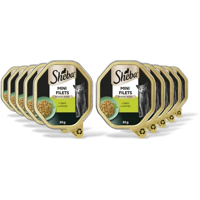 Sheba Mini filets in saus konijn & wild 10-pck