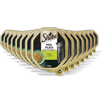 Sheba Mini filets in saus konijn & wild 15-pck