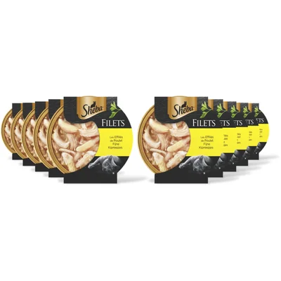 Sheba Filets fijne kipreepjes 10-pack