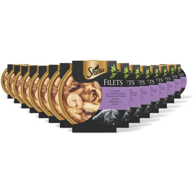 Sheba Filets kip met garnalen en zeevis 15-pck