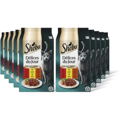 Sheba Delices du jour in saus traiteur 10-pack