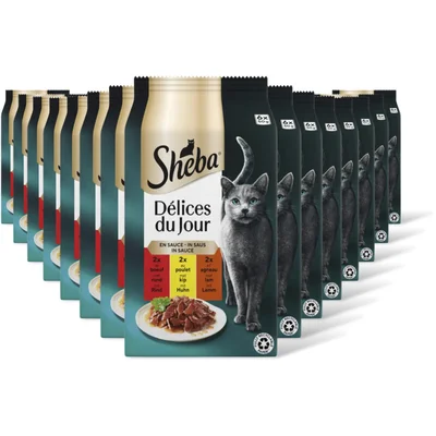 Sheba Delices du jour in saus traiteur 15-pack