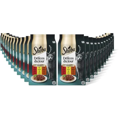 Sheba Delices du jour in saus traiteur 22-pack
