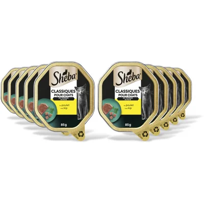 Sheba Classics pat met kip 10-pack