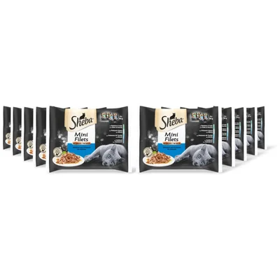 Sheba Mini filets in saus vis klein 10-pack