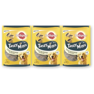 Pedigree Tasty mini's kaas/rund hondensnacks 3pk
