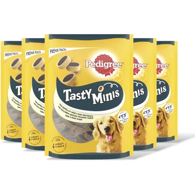 Pedigree Tasty mini's kaas/rund hondensnacks 5pk