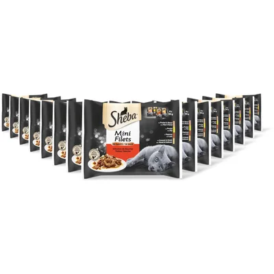 Sheba Mini filets traiteur selectie saus 15pk
