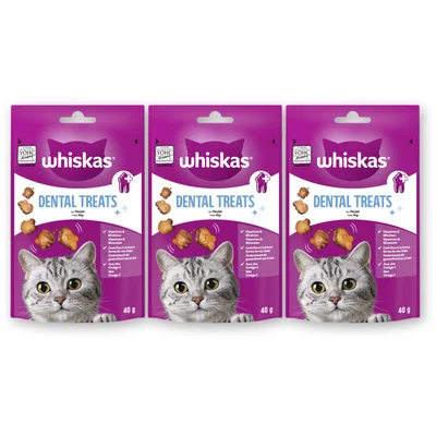 Whiskas Dentabites kip kattensnacks 3-pack