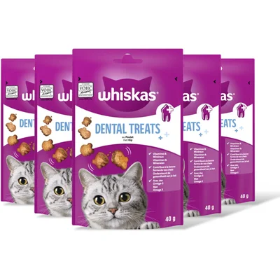Whiskas Dentabites kip kattensnacks 5-pack