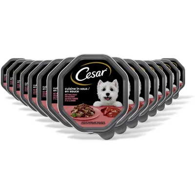 Cesar Hondenvoer nat kalf/kalkoen in saus 15pk