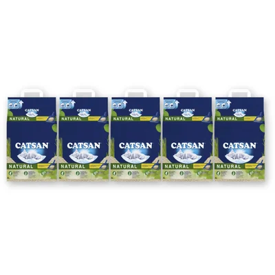 Catsan Natural kattenbakkorrels 5-pack