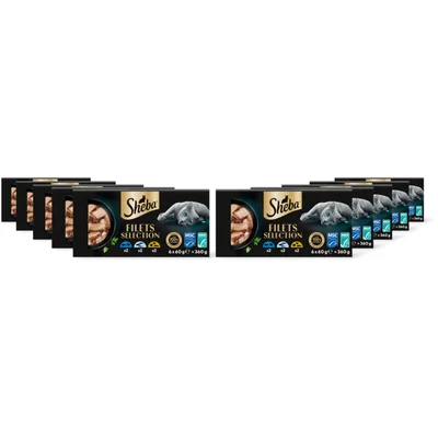 Sheba Filets selection tonijn,kip,witvis 10-pk
