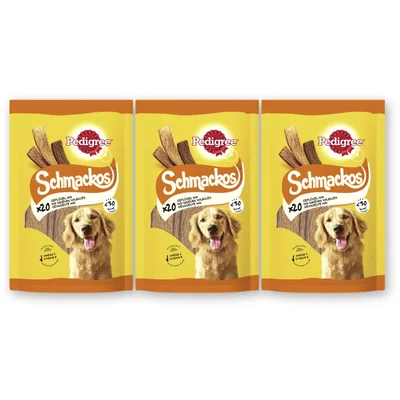 Pedigree Schmackos gevogelte mix 3-pack