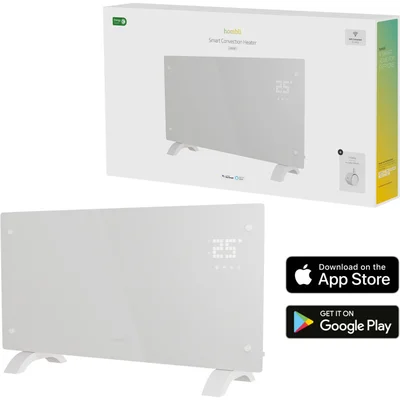 Hombli Glass panel heater - 2000W - wit