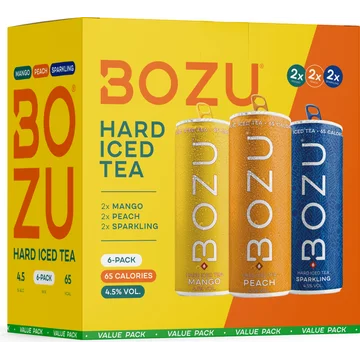 Bozu Iced Tea Mixpack Peach-Mano 6x250ML