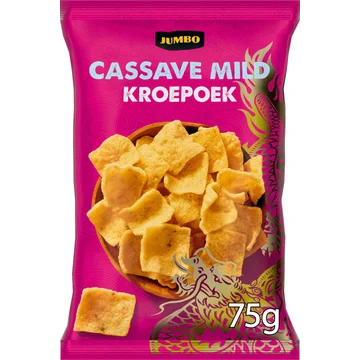 Jumbo Cassave Mild Kroepoek 75 g