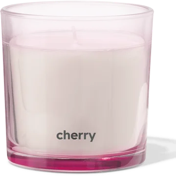 HEMA Geurkaars ⌀10x10cm Cherry Lichtroze